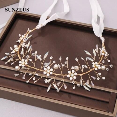 Bridal Hairband Crystals Wedding Chain Head Sash 2020 New Hand-made Beads Bride Headband SQ447