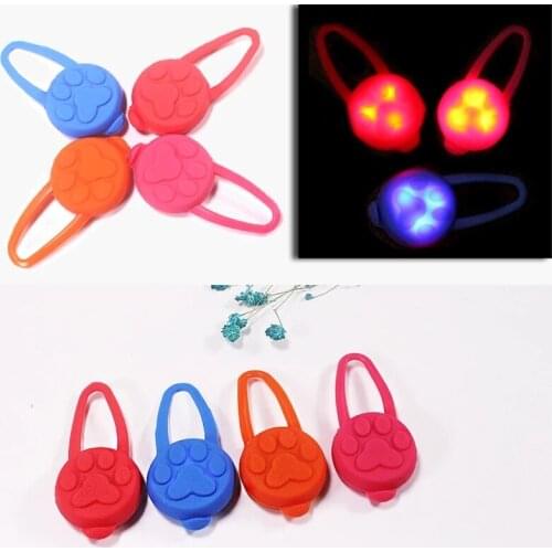Dog Collar LED Flash light Pet Dogs Cat Collar Safety Pet Necklace Luminous Pendant Jewelry Pet Supplies
