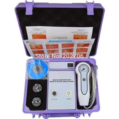 Skin and hair tester Skin & Hair Analyzer Detector beauty equipment directly connect to PC