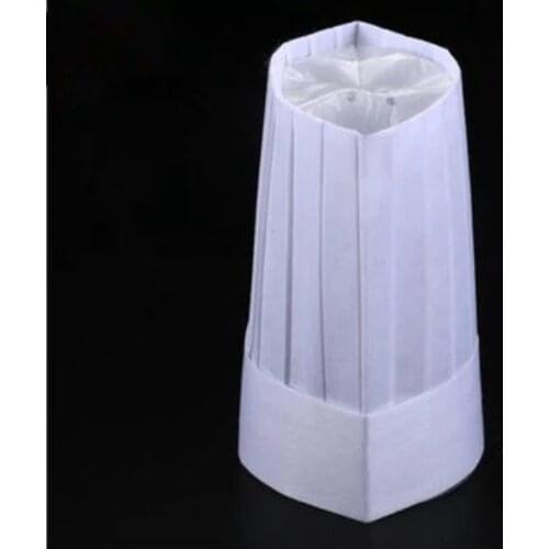 Thickened Nonwovens chef top hat china restaurants chef cook hat disposable chef hat one-time chef accessories