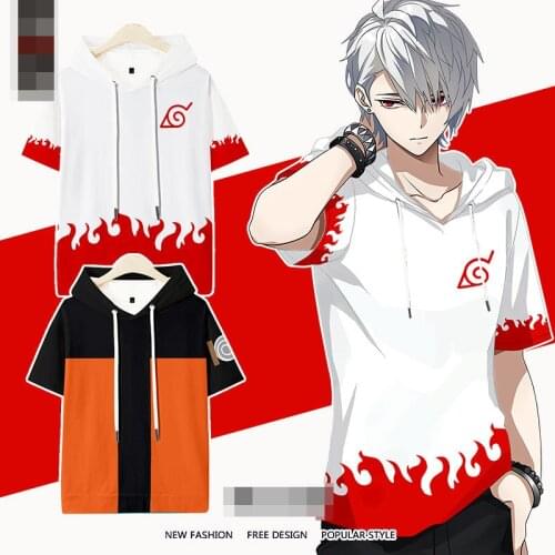 XIZOU Men's T-shirts With A Hood