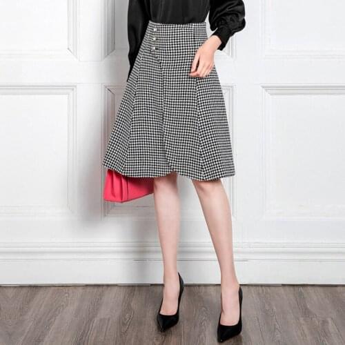 High End Brand Qianniao Irregular A-Line Skirt With Medium Length And Thin Temperament