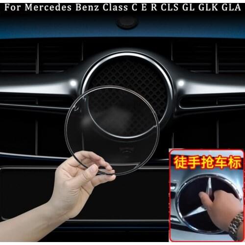 For Mercedes Benz Class C E R CLS GL GLK GLA CLA X177 X156 W205 W212 W213 GLK 200 260 Front Grill Emblem Protective Cover