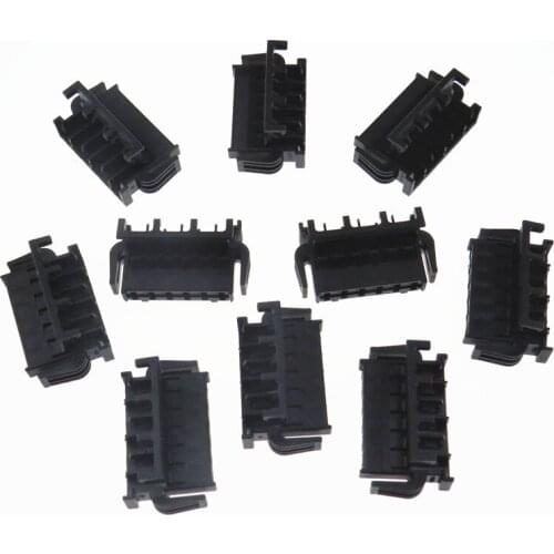 10Pcs 6 Pin Seat Lumbar Adjust Switch Taillights Plug 893971636 For A4 A6 Q3 Q5 TT RS Golf Passat Tiguan Fabia Altea 893 971 636