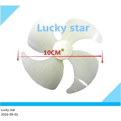 2pcs/lot 100% new for High-quality for Refrigerator cooling motor fan Plastic blade 10CM = 100MM