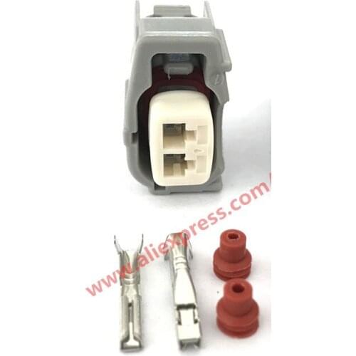 50/100 Sets Female 2 Pin Kit Toyota Auto Electrical Connector Housing Nozzle Connector 6189-0611
