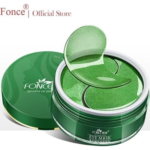 Fonce Korean Deep Sea Seaweed Collagen Crystal Eye Patches 60 piece Reduce Dark circles Gel Sleep Masks Anti Age Eye Wrinkle