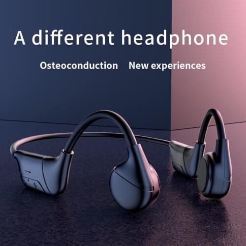 Sem fio bluetooth condução óssea fone de ouvido estéreo hands-free earbud esporte à prova dsweatágua sweatproof fones de ouvido