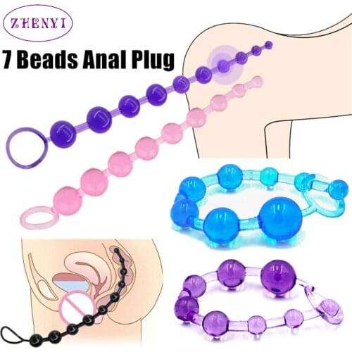 2021 Best-Selling Model Soft Silicone Anal Beads Butt Sex Toys For Women Men Adults Gay Play Pull Ring G Spot Stimulator