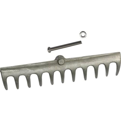 Golf Bunker Sand Pitch Rake Head 35x15cm Garden Landscape Leaves Soil Rake Head