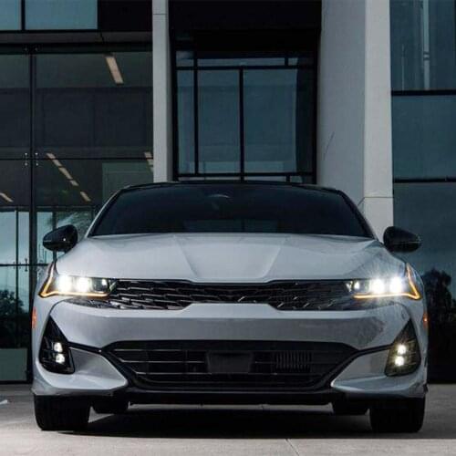 CSCSNL 1 Set For Kia Optima K5 2020 2021 LED Fog lamp Daytime Running Lights DRL Front Fog Light cover