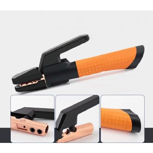 Professional Twist Welding Electrode Holder Electrode Clamp 500A Forged Copper Tooth CE Welding Clamp