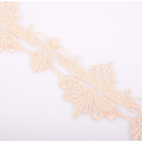 Cusack 2 yards 9.0 cm Lace Trims Ribbon Embroidered for Costumes Home Textiles Trimmings Tape Sewing DIY Lace Fabric Polyester