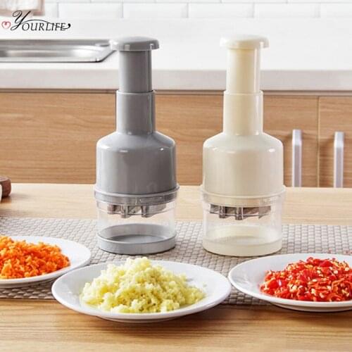 OYOURLIFE Multi-function Stainless Steel Garlic Crusher Kitchen Chili Garlic Onion Cutter Cuisine Gadget Kitchen Accessories