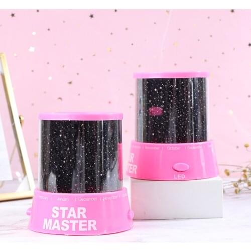 Fashion LED Night Light Projector Starry Sky Star Moon Kids Baby Sleep Colorful Lamp Birthday Party Decoration Romantic Gifts