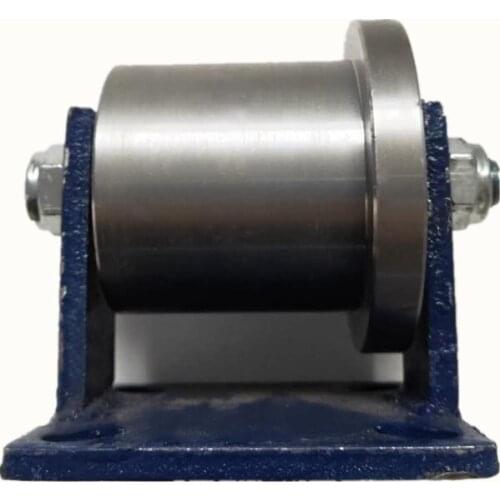 Rail V/T/H/Type Heavy Single-sided Pulley Cast Steel Thickened Angle Iron Square Light Rail Train Guideway Grooving Wheel