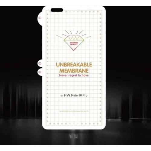 Unbreakable Membrane Hydrogel Film for Huawei Mate 40 Pro Mate 30 P40 Pro Nova 8 Pro Honor 50 Pro V40 Nano Screen Protector