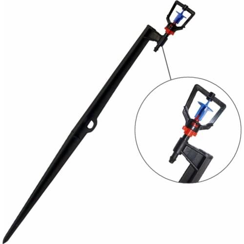 5 sets 360 Degree Rotating Misting Micro-nozzle with brackets holder Greenhouse Irrigation tools for lawn and garden watering