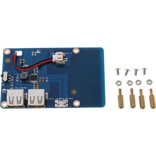 Lithium Battery Power Supply Expansion Board with Switch for Raspberry Pi 3