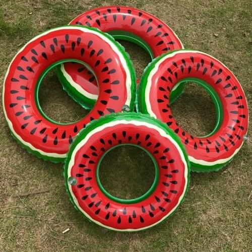 1PC Safely Watermelon Inflatable Adult Children Swimming Ring Inflatable Pool Float Circle For Adult Children