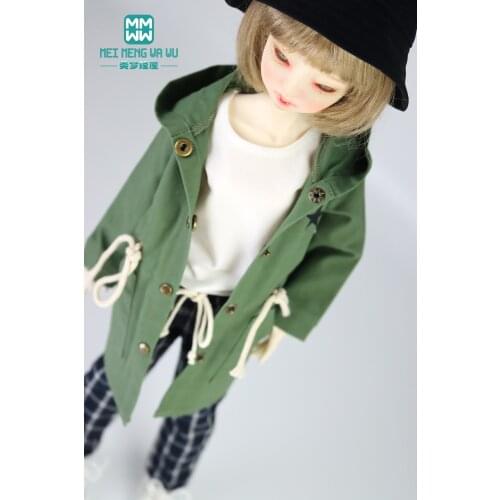 Fits 43--45CM 1/4 MSD BJD doll clothes toys Ball Jointed Doll Fashion hooded jacket