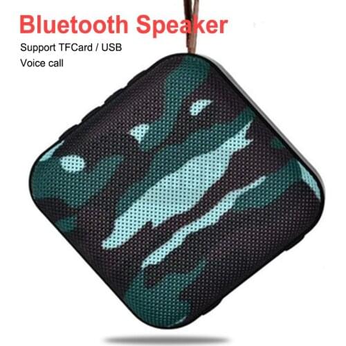 Portable Bluetooth Speaker High Quality Stereo Music Surround Boombox Support AUX TFCard Udisk FM Cloth Wireless Speaker