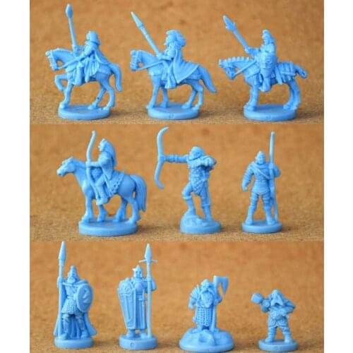 Pvc figure RingRunning Tournament Game Chess Pieces Model 10pcs/set