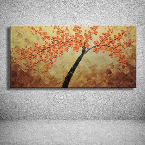 Hand painted 3D oil painting modern oil painting on canvas abstract painting art modern paintings LA1-145 70x140cm No Frame