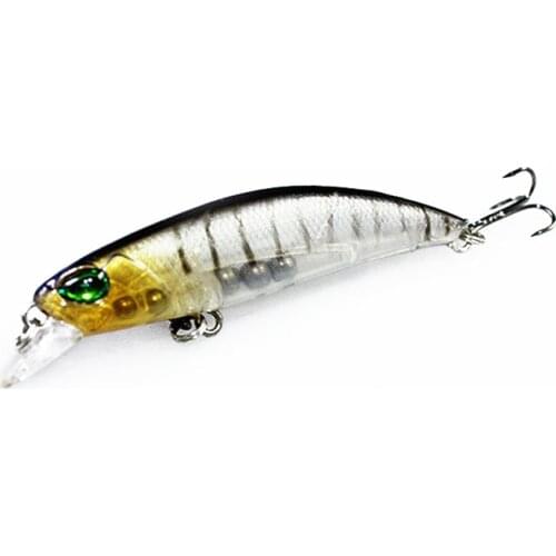 1PCS Floating Minnow Fishing Lure Laser Hard Artificial Bait 3D Eyes 6.5cm 4g Fishing Wobblers Crankbait Minnows