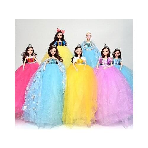 Charms Baby Doll Set 50cm Ball Jointed Dolls Cosplay Fashion Princess Simulation Doll with Clothes Wigs Shoes Makeup Girl