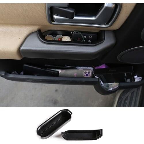 ABS for Land Rover Discovery 3 LR3 2004-2009 Black Front & Rear Door Handle Storage Box Phone Tray Sundries Box Car Accessories