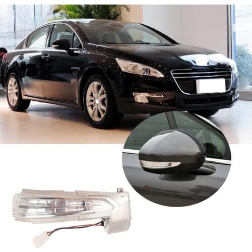 Lofty Richy For Peugeot 508 for Citroen DS5 C4 2010-2016 Side Rearview Mirror Turn Signal Light Lamp Wing Mirror 6325J4 6325J5