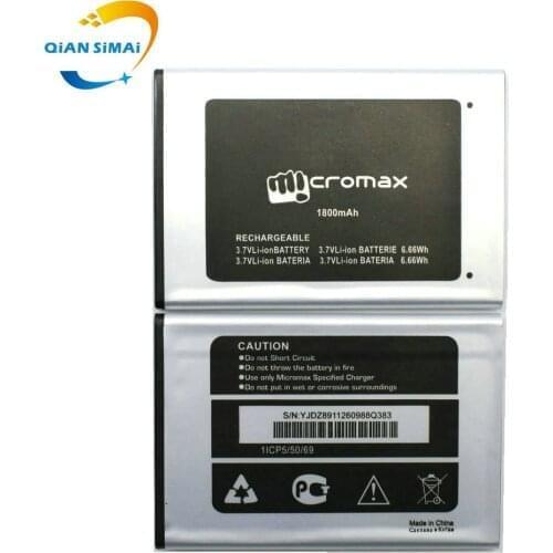 QiAN SiMAi 1PCS New 100% High Quality Micromax Q383 Battery for Micromax Q383 mobile phone +track code