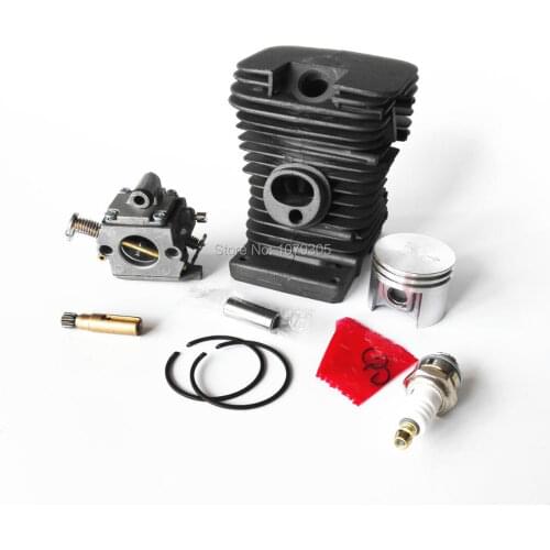 180 chainsaw cylinder piston with 180 ZAMA carburetor oil pump spark plug