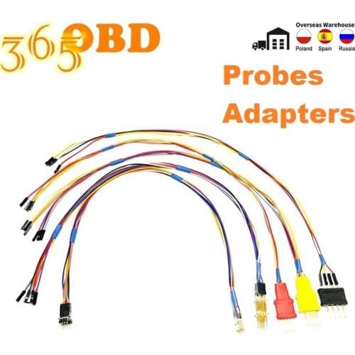 2021 Newest Probes Adapters for in-circuit ECU Work with Iprog+Plus 777 Programmer and Xprog V6.12 V6.17 V6.26