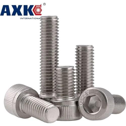 6# #6-32 5/16 3/8 1/2 5/8 Inch Length 304 Stainless Steel ss US UNC Coarse Thread Allen Head Screw Cap Hex Hexagon Socket Bolt
