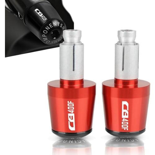 Motorcycle Accessories 7/8" 22MM Handlebar Hand Grips Handle Bar End Cap For HONDA CB400F CB1 CB 400F CB400SF 2013 2014 2015