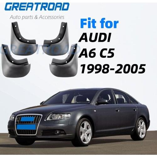 Car Mud Flaps For Audi A3 A4 A6 (8E 8P B6 B7 C6) Mudflaps Splash Guards Mud Flap Mudguards Fender Car Accessories