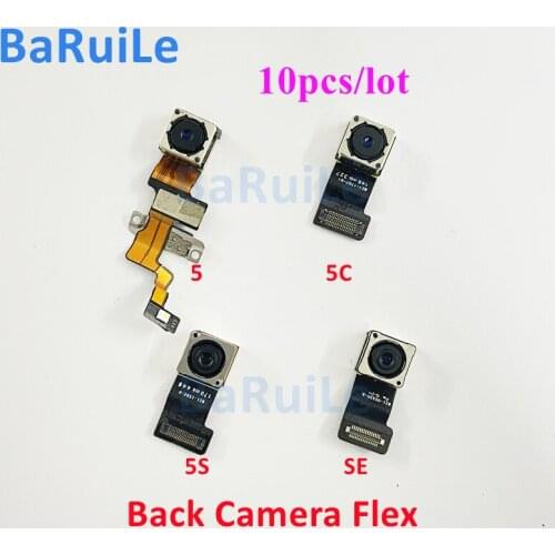 BaRuiLe 10pcs Back Camera Flex Cable for iPhone 5S 5C 5 5G Rear Big Camera Cam Replacement Parts Free Shipping