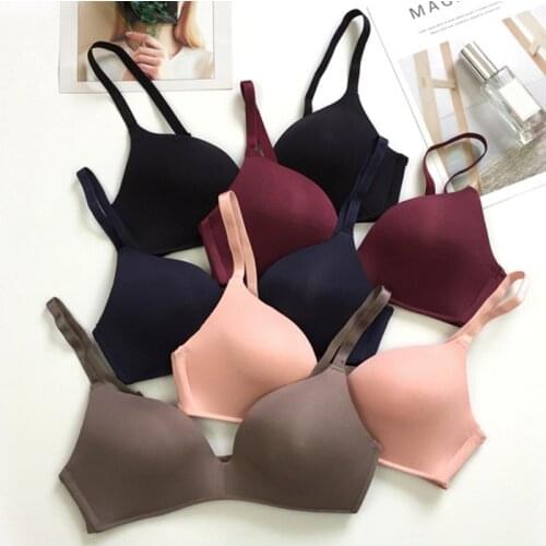 Seamless Bra Sexy Gather Adjustable Womens Bra Underwear Push Up Bra Intimates Lingerie