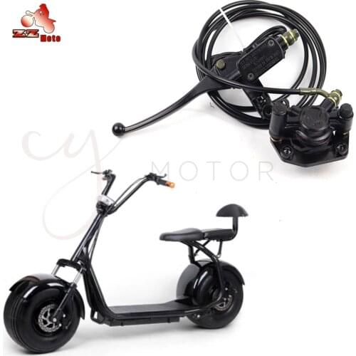 Citycoco Electric Bike Electric Scooter Disc Brake And Brake handle For Chinese Halei Scooter Spare Parts Brake Disc Brake Pad