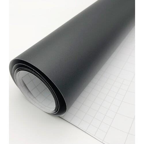 Flexible Black Matte Vinyl car Wraps auto Satin Matt Black Foil Car Wrap Film Vehicle Sticker 152cm*10/20/30/40/50cm