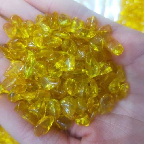 Crystal Gravel Natural Color Yellow Crystal Gravel Polishing Crystal Gravel Wholesale Bulk Loose