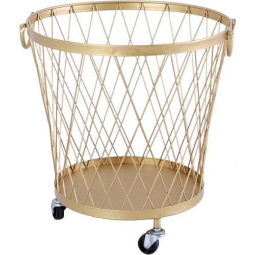 Toys Dirty Clothes Storage Basket Household Bedroom Bathroom Dirty Clothes Basket with Wheels
