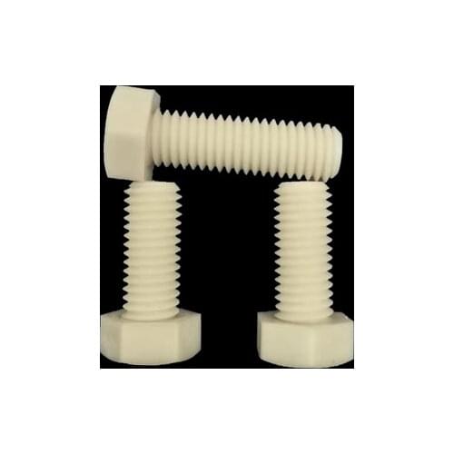 M10 M12 M16 M20 High Strength Plastic Screws External Hex Nylon Bolts hexagon Screws 20-100mm Length