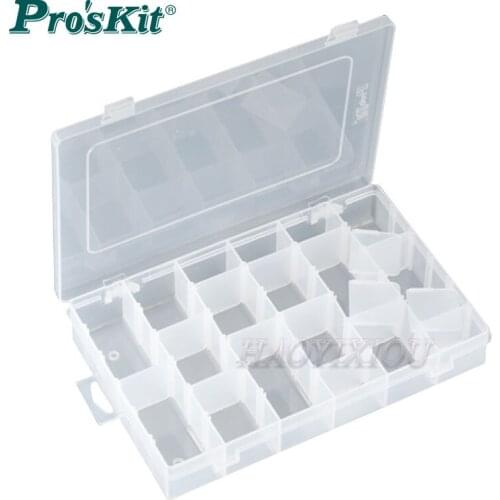 Proskit 103-132D Multi-functional Component Storage Tool Box Electronic Component Box 36 Grids Shatterproof Parts Box