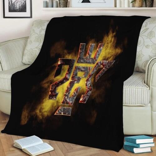 WE PES Throw Blanket Print on Sherpa Blankets Soft for Sofa Customized DIY Plush Thin Quilt