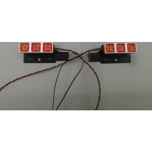 New Metal Tail Lights Set For 1/14 Rc Truck Tamiya Actros Arocs Trucks Parts Scania R620 BENZ 1851 3363 56352 MAN TGX Tractor