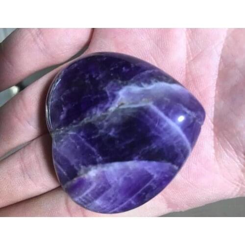 Natural fantasy amethyst crystal stone, heart, home decoration and girls gift
