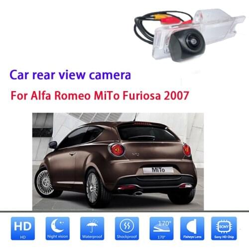 For Alfa Romeo MiTo Furiosa 2007 170 degree wide-angle high-definition Night Vision Car Reversing Rear Vision parking CCD camera